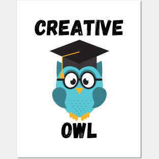 Creative Owl Posters and Art